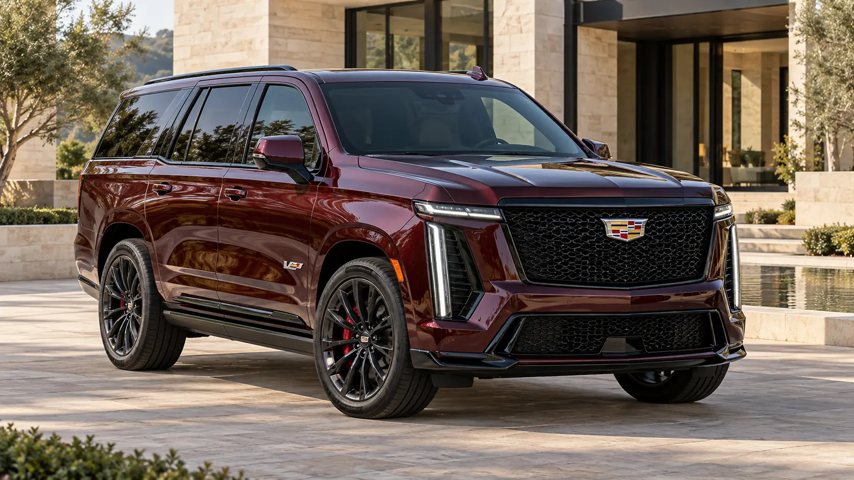 使用文章简介中的插图，AI 生成了 Cadillac Escalade-V 的缩略图。