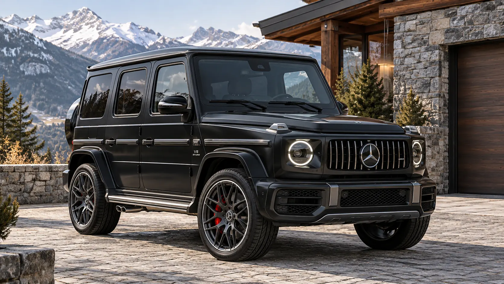 使用文章简介中的插图，AI 生成了 Mercedes-AMG G 63 的缩略图。