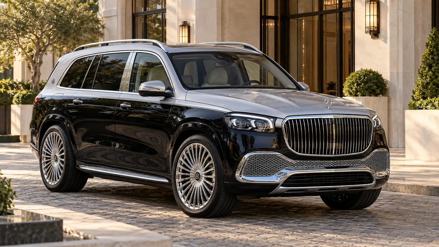 使用文章简介中的插图，AI 为 Mercedes-Maybach GLS 600 生成了缩略图。
