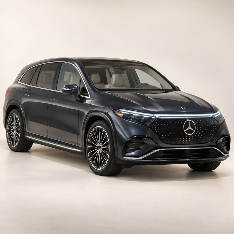 Mercedes-Benz — EQS SUV — رسم توضيحي مولد بالذكاء الاصطناعي
