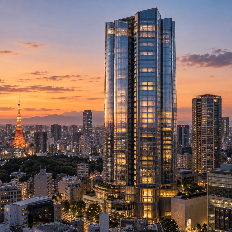 Aman — Aman Residences, Tokyo — Иллюстрация, созданная ИИ