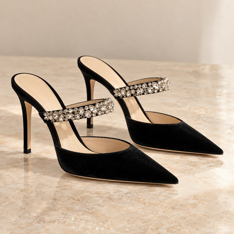 Jimmy Choo — Bing 100 — AI-generated illustration