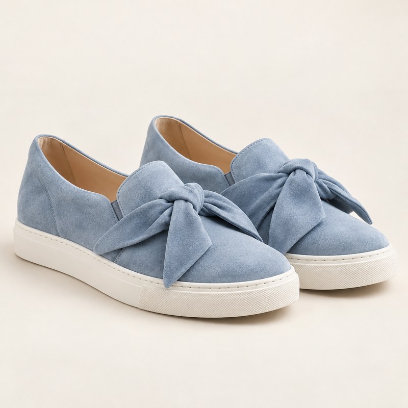 Clarita Slip On — Blue — KI-generierte Illustration