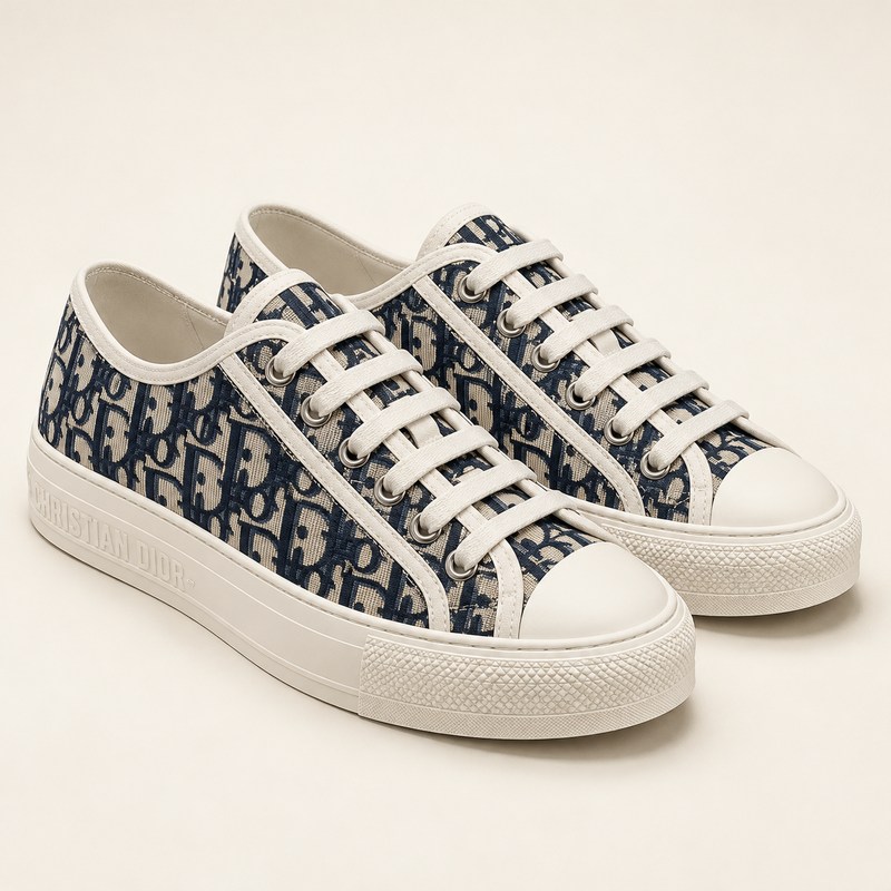Walk'n'Dior Sneaker — KI-generierte Illustration