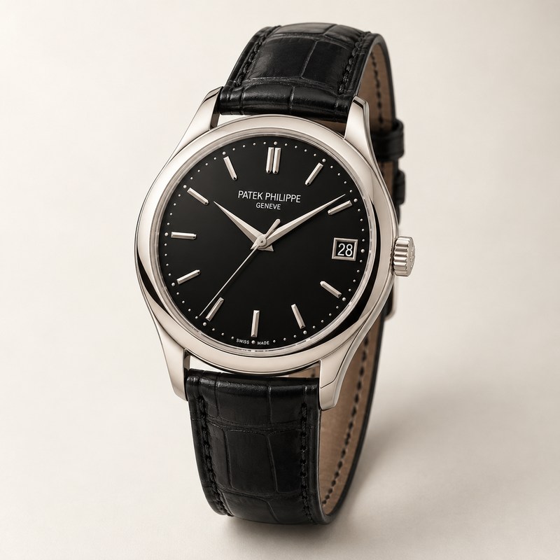 Patek Philippe — Calatrava — Ilustração gerada por IA