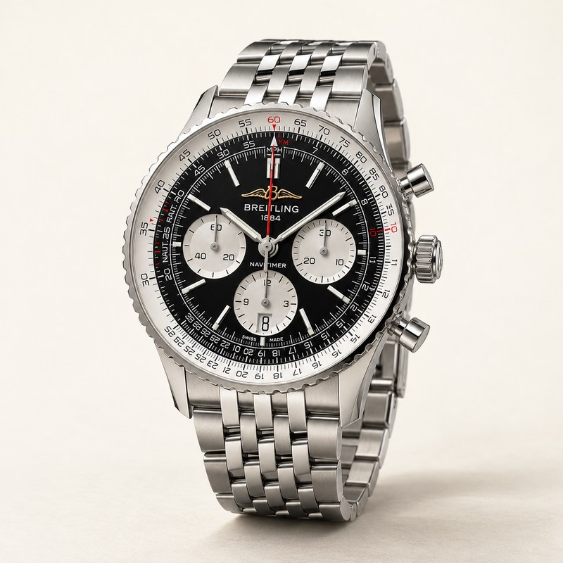 Breitling — Navitimer B01 Chronograph 43 — Ilustração gerada por IA