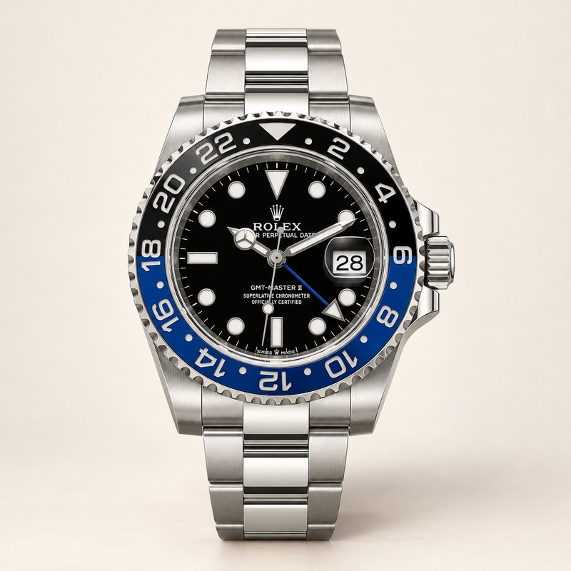 Rolex — GMT-Master II — Ilustração gerada por IA
